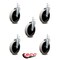 Service Caster 5 Inch Thermoplastic Wheel 7/8 Inch Grip Ring Stem Caster SCC, 5PK SCC-GR05S510-TPRS-71678-5 - alternate 4